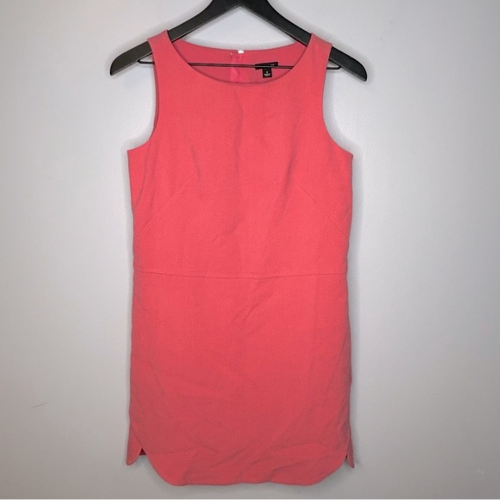 Ann Taylor Coral Tulip Hem‎ Sheath Dress Size 2